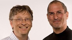 Bill Gates and Steve Jobs