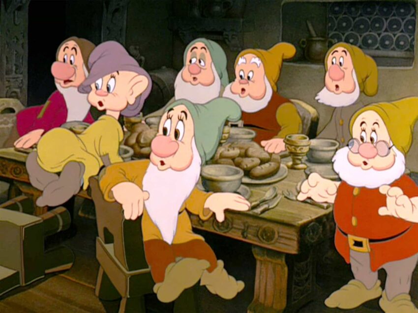 Seven Dwarfs at Table